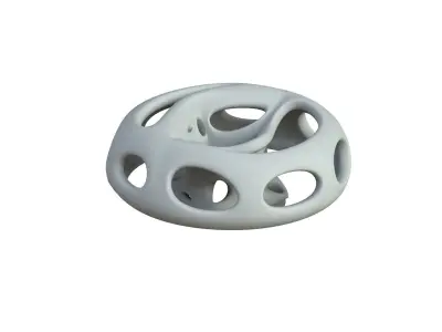 SciFi Cube Object No 65493 Low Poly Shape Low-poly 3D model