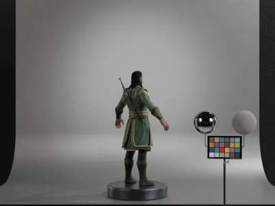 Baron Mordo Low-poly 3D model