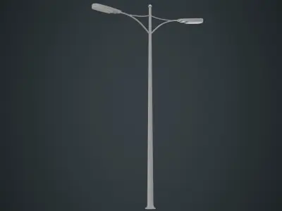 Street Light 6A Low-poly 3D model