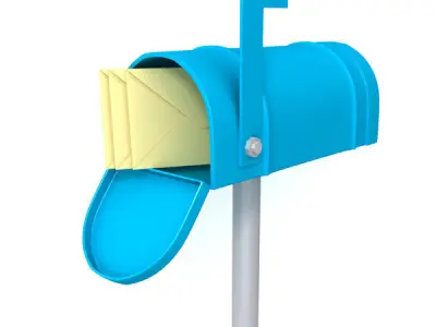 Mailbox 01 3D model