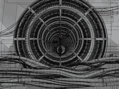 Portal Core Low-poly 3D model