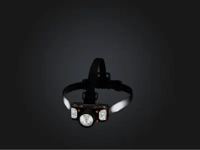 Headlamp Low-poly 3D model