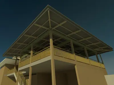 Renovation the old building 3D model