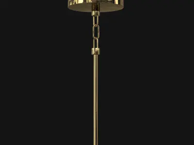 Vintage Nautical Pendant 3D model