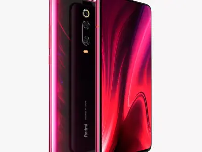Xiaomi Redmi K20 Pro Flame red 3D model
