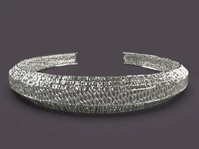 Light cuff bracelet 3D print model