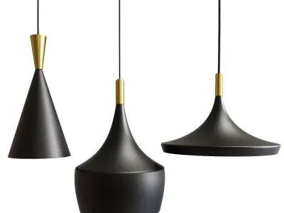 Vintage Pendant Light 3D model