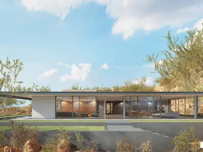 VRay - C4D scene files - House Jireh Exterior and Interior 3D model