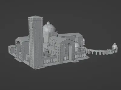 Santuario Nacional de Nossa Senhora Aparecida 3D print model