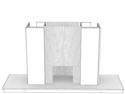 Theater Stage FBX and OBJ 3D model