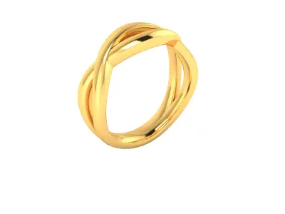 Women Ring  Render 3dm STL OBJ FBX Details 3D print model 206