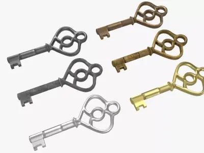 Key old 3D model