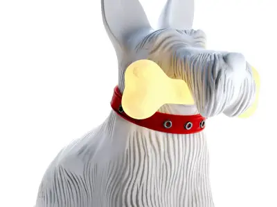 Qeeboo Scottie Table Lamp 3D model