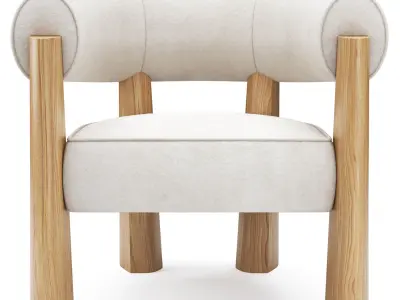 Achille Armchair 3D model