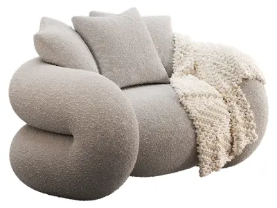 Octane Chair Low-poly 3D model