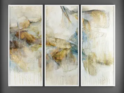 Picture Frames Low-poly 3D model