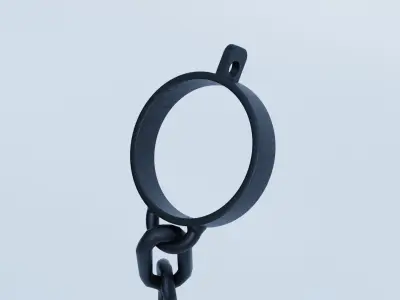 Simple BALL and CHAIN model Free 3D model