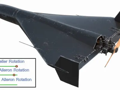  Suicide Drone Shahed 136 Black Rigged 