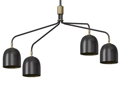Howard Chandelier 4 Long Arm 3D model