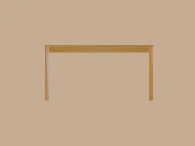 Table Low-poly 3D model