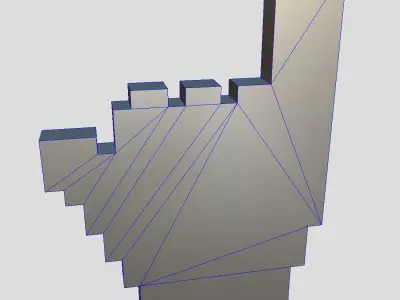 Cursor Hand 8 Low-poly 3D model