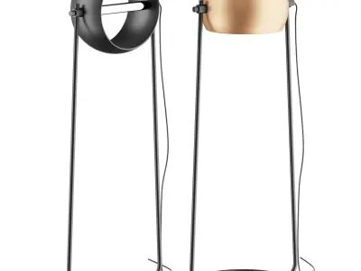 Globe Floor Lamp 3D model