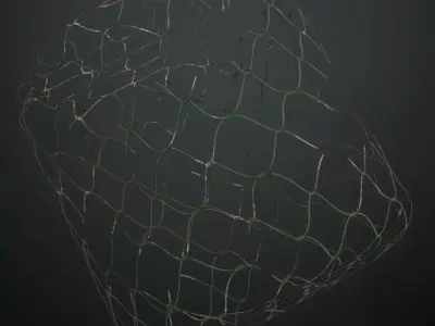 Fence Metal PBR Seamless Texture