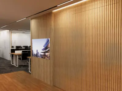 Office Interior 3D model 16
