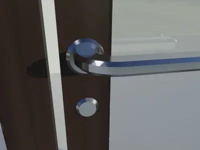 Door handle Free low-poly 3D model