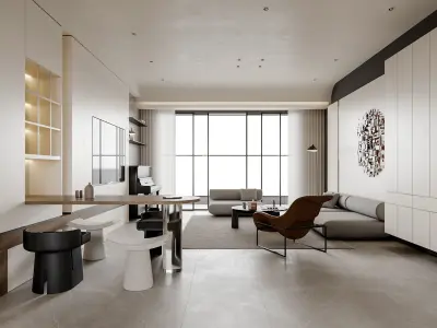 apartment interior scenes     3D model 32