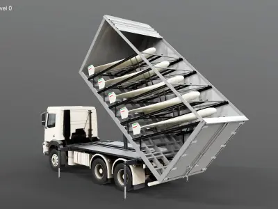  Kamikaze Drone launcher Truck's Bundle 