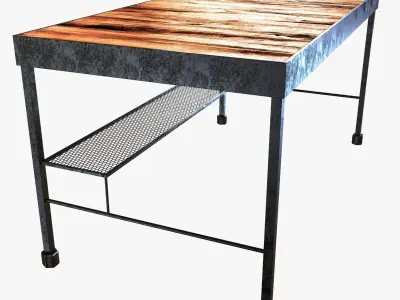 Warnick Office Desk by Richard Velloso 3D model