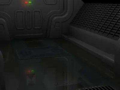 Nostromo Habitation Corridor 3D model