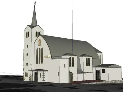 Architecture-Religion-God-Culture-Temple-036 church 3D model