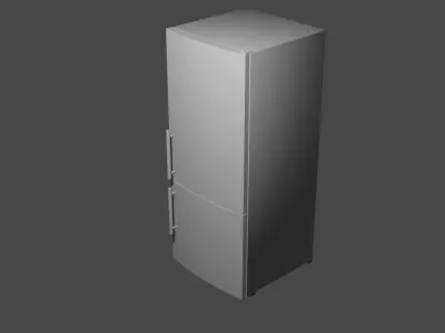 Refridgerator refrigerator Low-poly 3D model