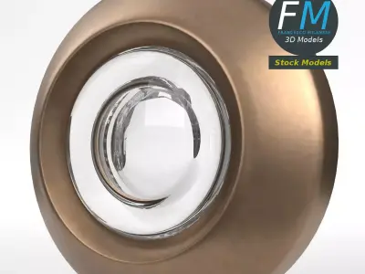 Peephole front part 3D model