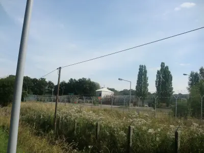 German rural road telephone post Low-poly 3D model