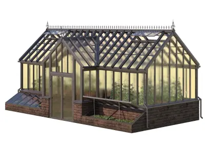  English greenhouse TOTLAND 4 3D model