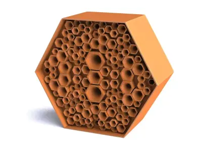 Bee Hotel 3D model