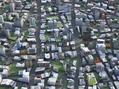 City 79 Low-poly 3D model