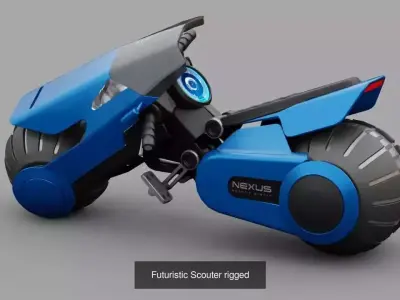 CONCEPT BIKE COLLECTION 3D Model Pack