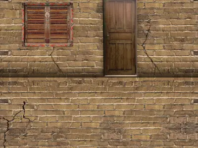 Brazilian ghetto Low-poly 3D model
