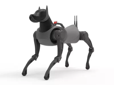Cyber  Robot dog 3D model