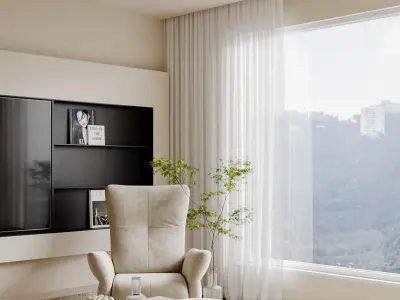 apartment interior scenes     3D model 20
