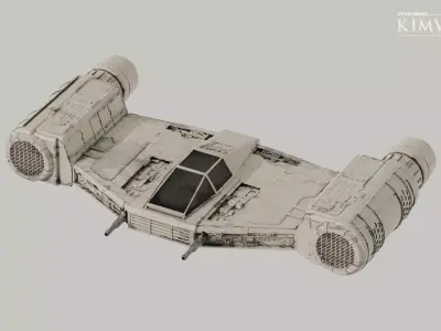 Archer-class Starfighter - Star Wars Kimverse 3D model