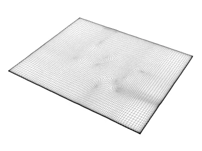 Rope Rug 3D model