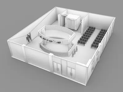 Hospital Floor 3D model