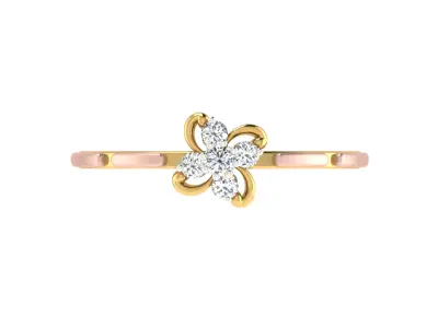Women Ring Render 3dm STL OBJ FBX Details 3D print model 33