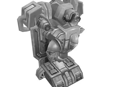Wall Fortress - Electric Shock 01 3D model