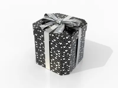  Gift Boxes - Signature Styles with Glossy Ribbon Bow 